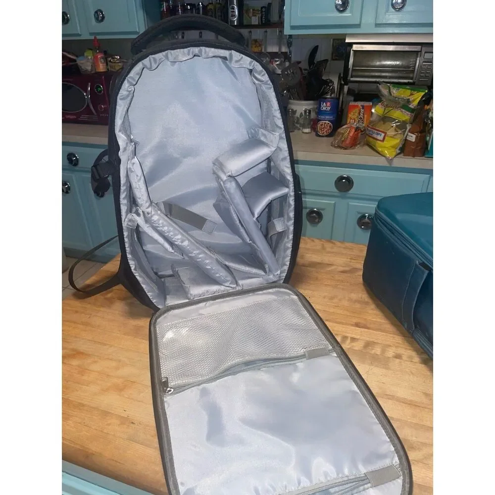 Mosiso Black Hardback waterproof camera backpack